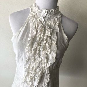 F21 Front Frill Blouse